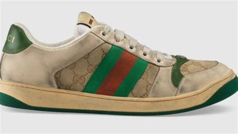 gucci selling dirty shoes|gucci canvas sneakers.